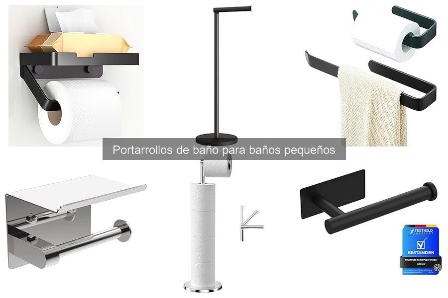 Guía para elegir el portarrollos ideal en baños pequeños