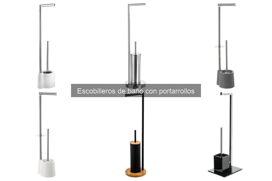 Guía para elegir escobilleros de baño con portarrollos