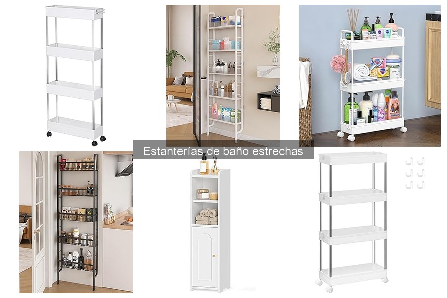 Guía para Elegir Estanterías de Baño Estrechas