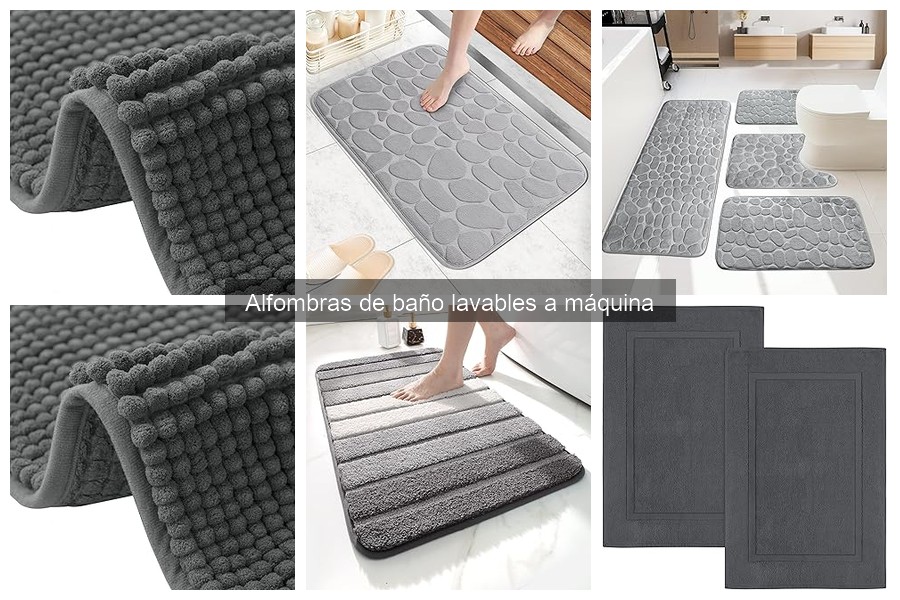 Guía para elegir la mejor alfombra de baño lavable a máquina