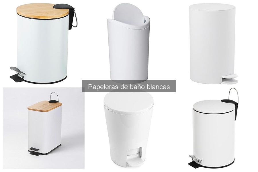 Guía para elegir la mejor papelera de baño blanca