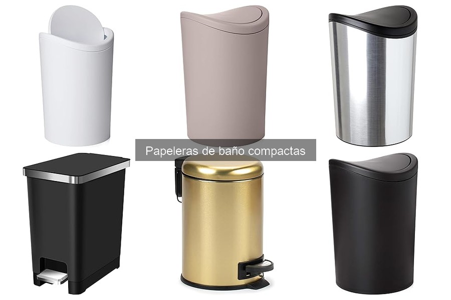 Guía para elegir la mejor papelera de baño compacta