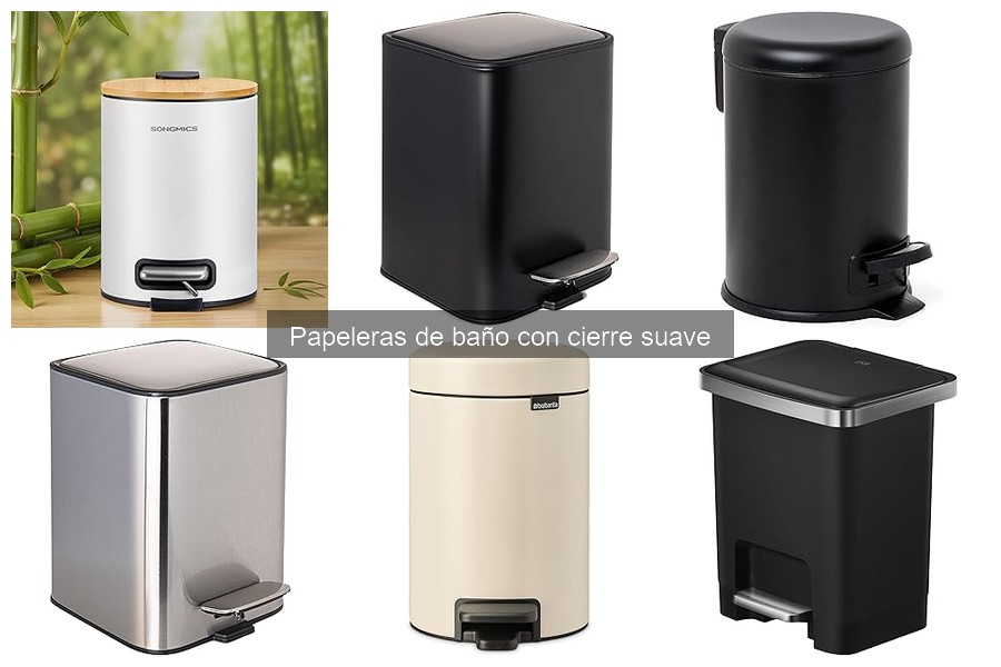 Guía para elegir la mejor papelera de baño con cierre suave