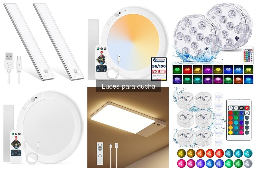 Guía para elegir las mejores luces para ducha