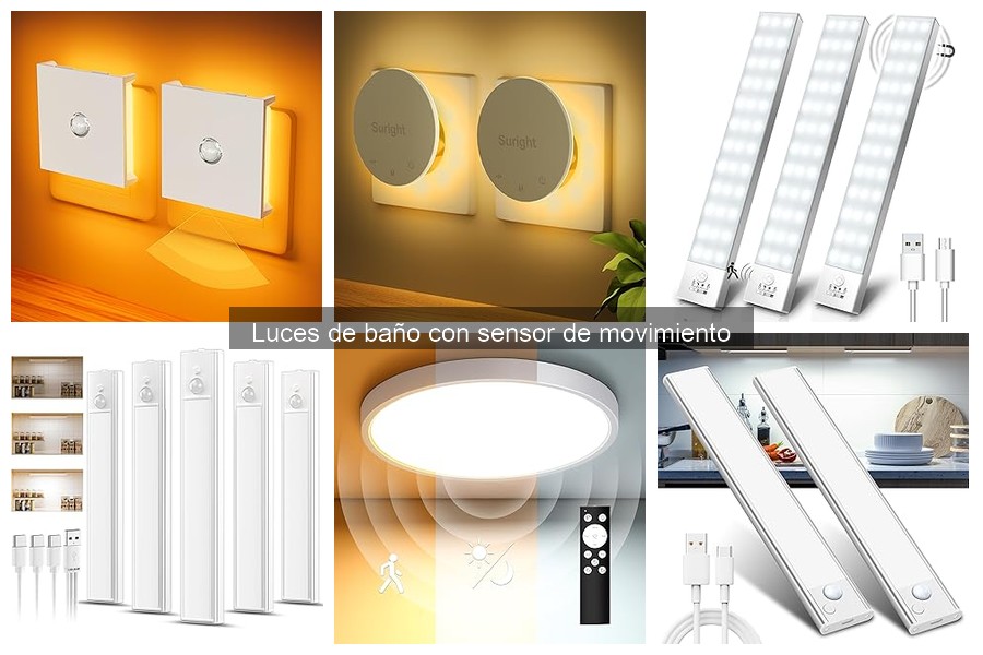 Guía para Elegir Luces de Baño con Sensor de Movimiento