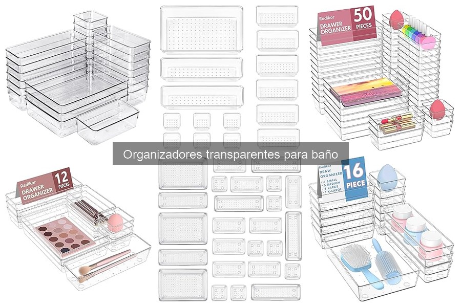 Guía para Elegir Organizadores Transparentes para Baño