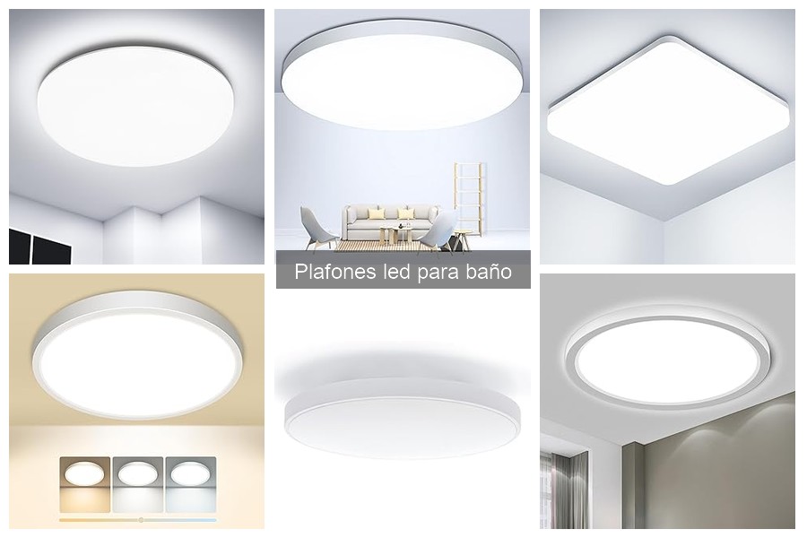 Guía para elegir plafones LED para baño: tips y recomendaciones