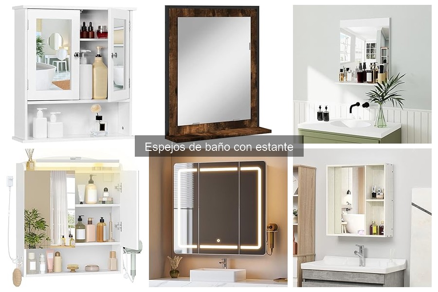 Guía para Elegir un Espejo de Baño con Estante