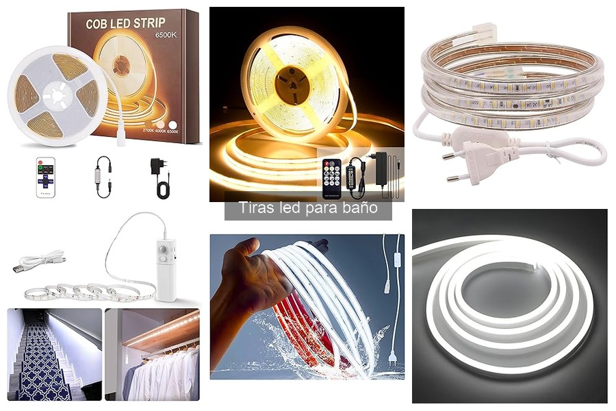 Guía para instalar tiras LED en el baño fácilmente