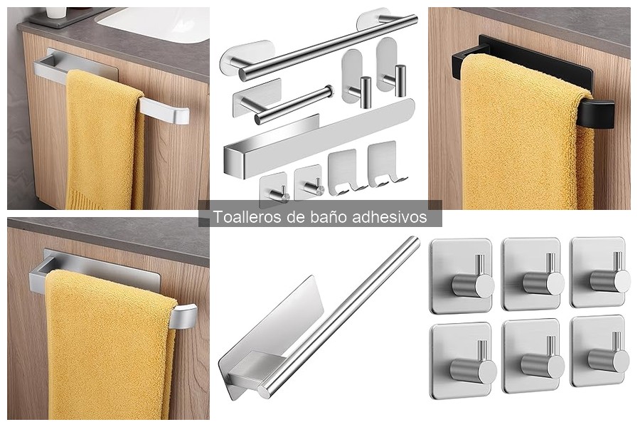 Ideas creativas para decorar con toalleros adhesivos en el baño