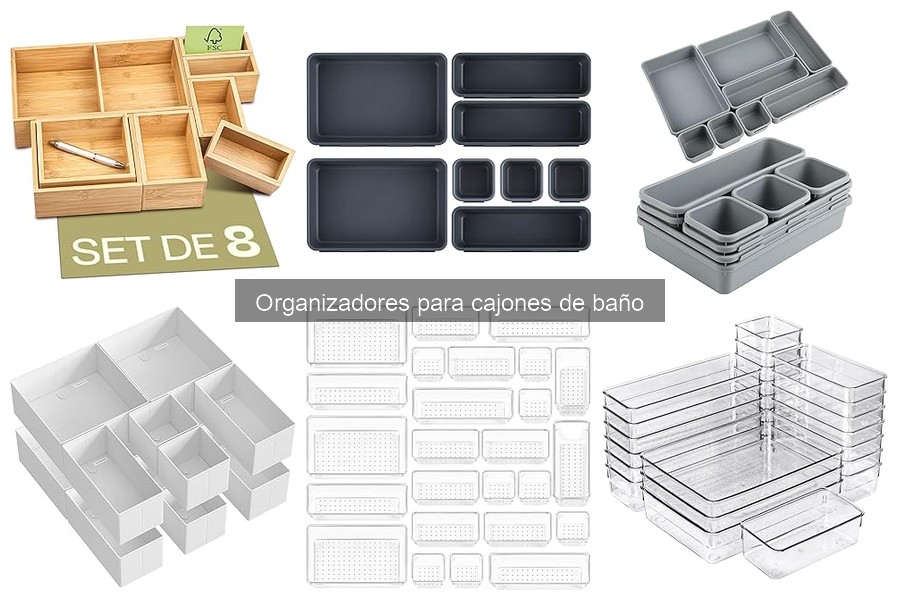 Ideas creativas para organizar el baño con cajones