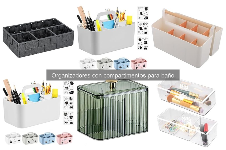 Ideas creativas para organizar el baño con compartimentos