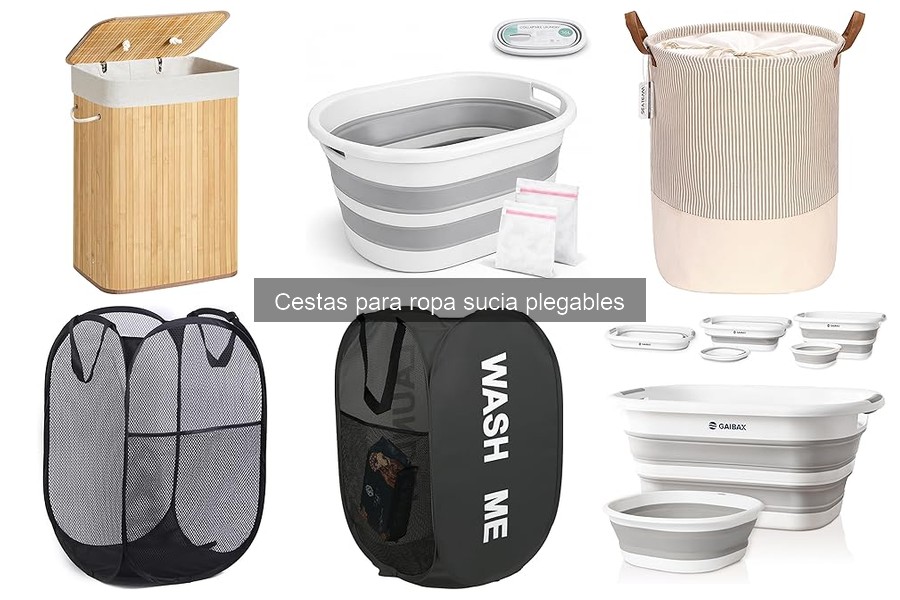 Ideas creativas para organizar la ropa sucia con cestas plegables