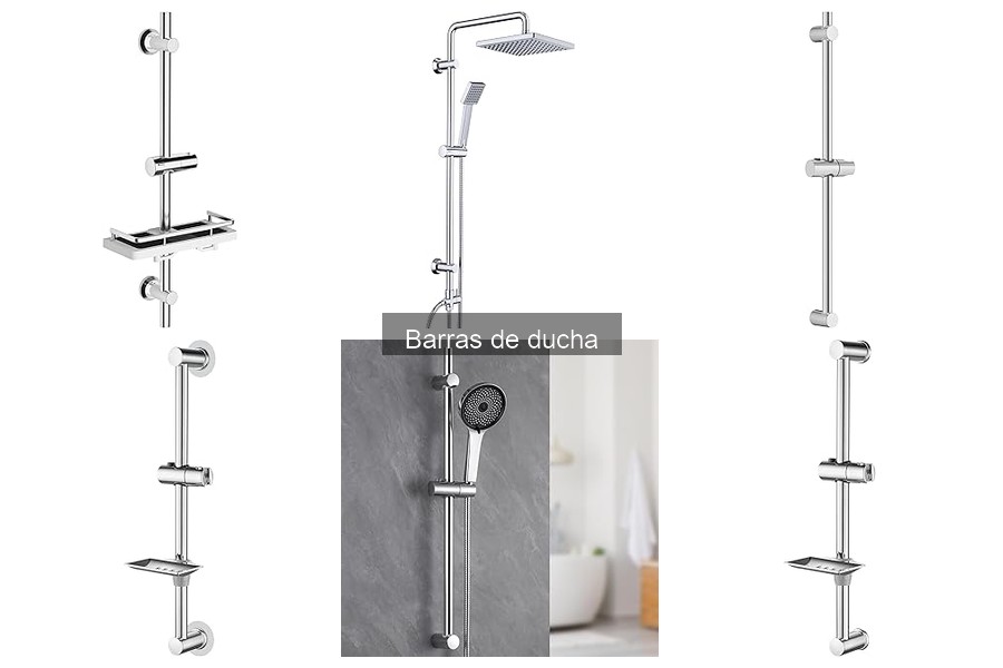 Ideas de diseño para barras de ducha en tu baño