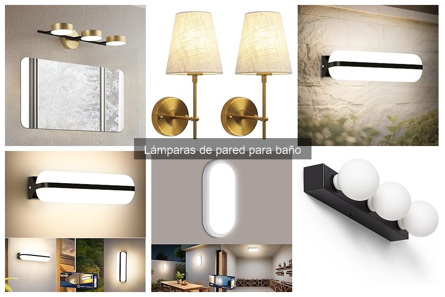 Ilumina tu baño con lámparas de pared: consejos y opciones