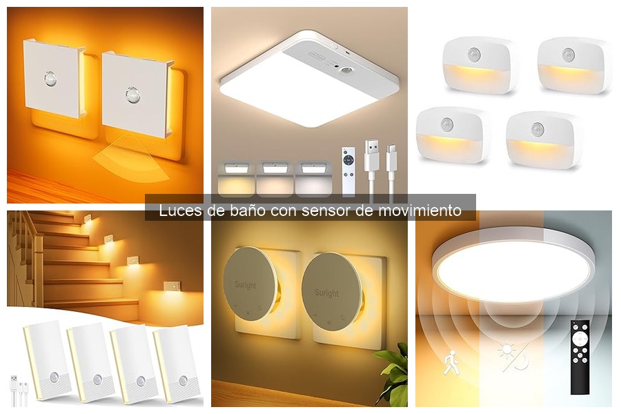 Impacto energético de las luces de baño con sensor de movimiento