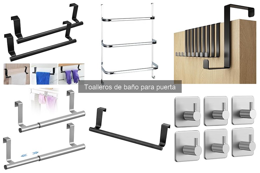 Innovadores toalleros de baño para puerta: tendencias 2023