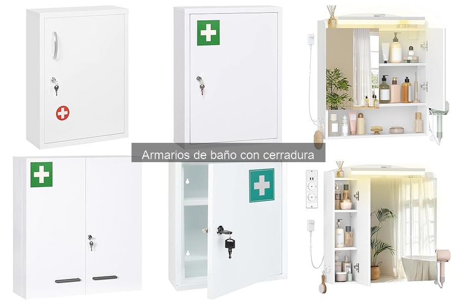 Instala tu armario de baño con cerradura en 5 pasos