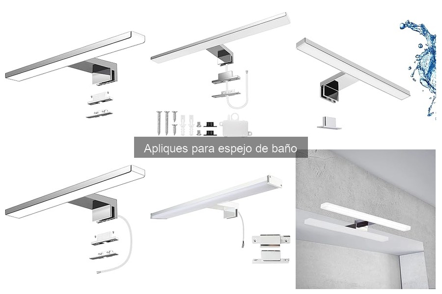 Instalación de apliques para espejo de baño: guía práctica