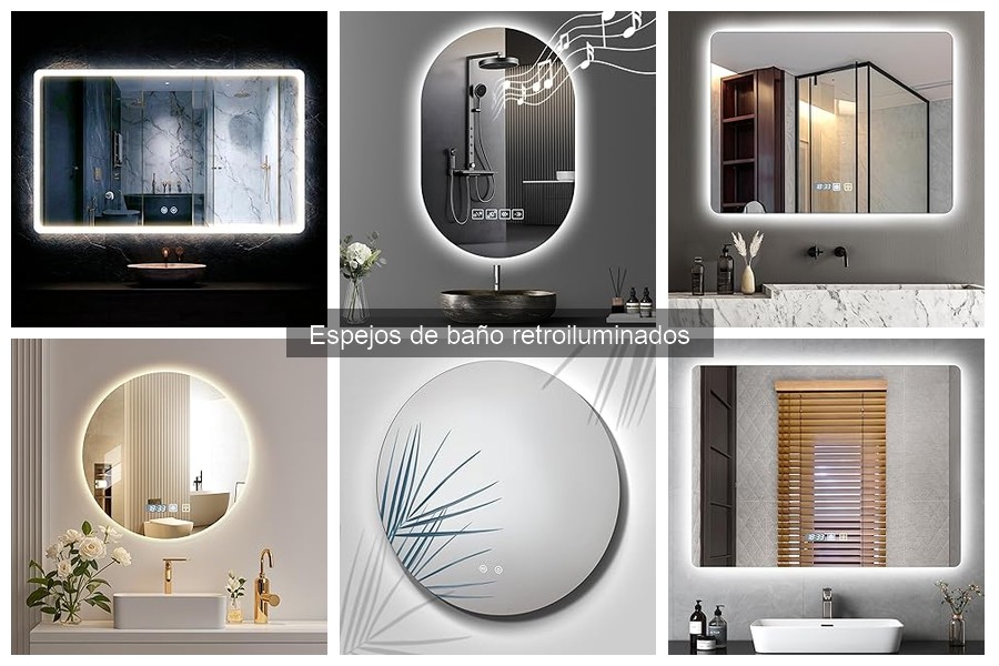Instalación fácil de espejos de baño retroiluminados