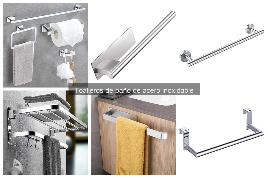 Instalación fácil de un toallero de acero inoxidable