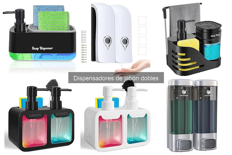 Las mejores marcas de dispensadores de jabón dobles