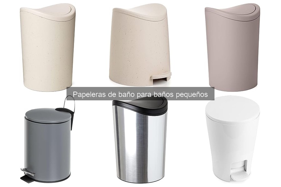 Las Mejores Papeleras de Baño para Espacios Reducidos