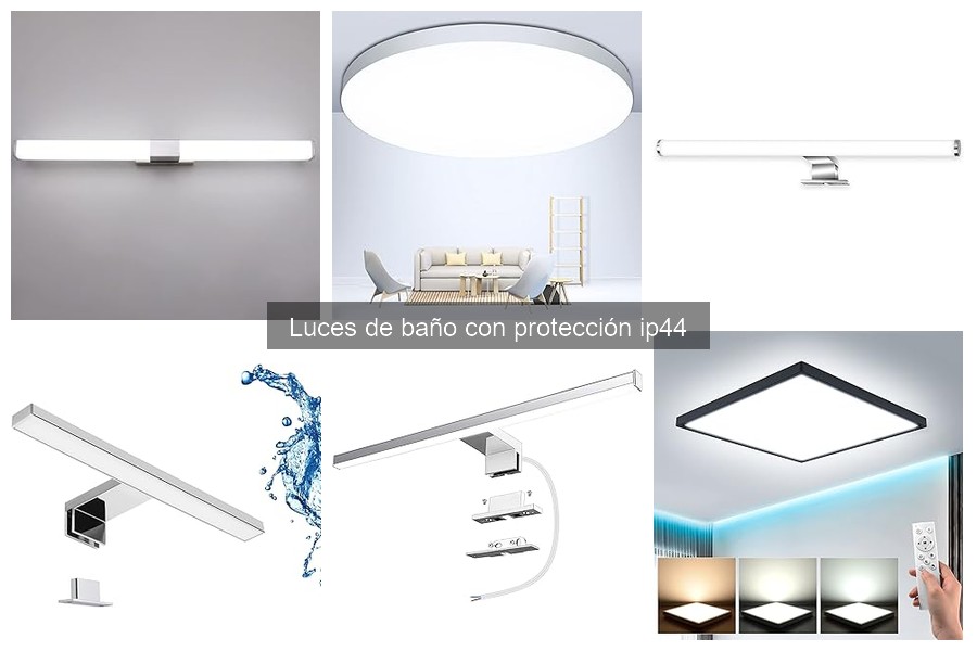 Luces de baño con protección IP44: ¿Qué son y por qué son importantes?