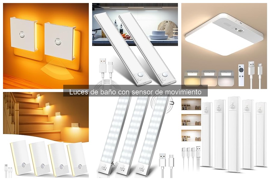 Luces de baño con sensor de movimiento: ¿qué son y cómo funcionan?
