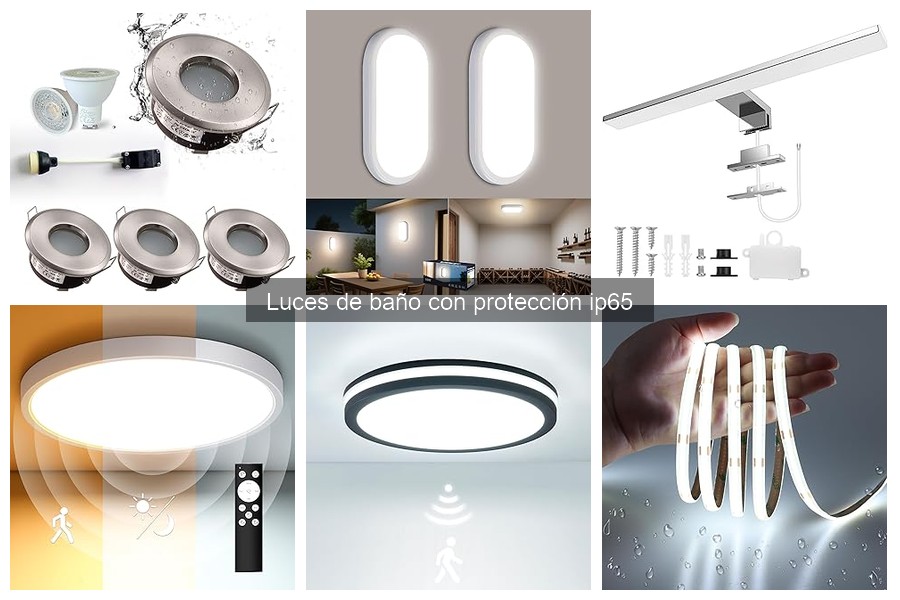 Luces de baño IP65 vs. luces sin protección: ¿Cuál elegir?