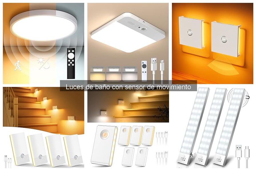 Luciérnagas vs. luces de baño con sensor: ¿cuál elegir?