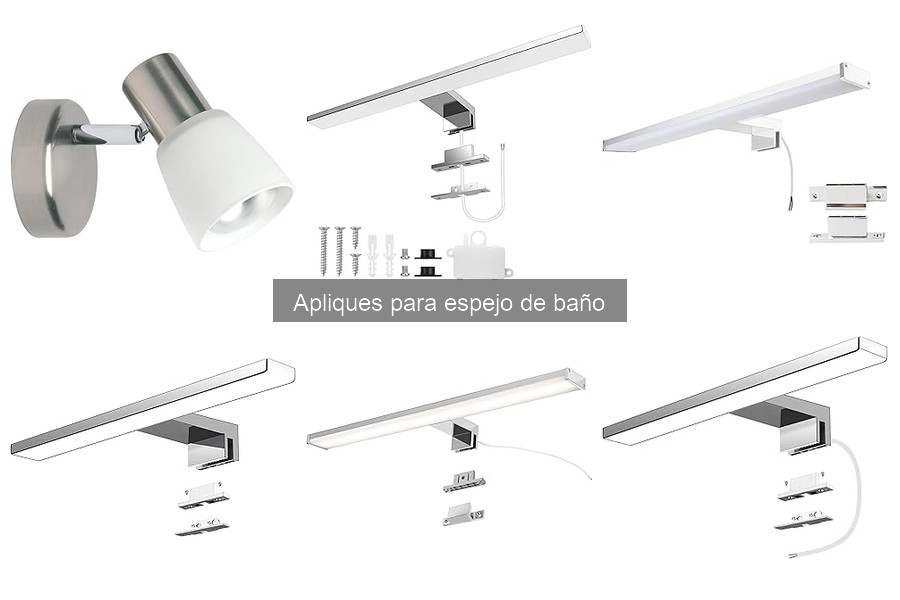 Mantenimiento de apliques para espejo de baño: consejos útiles