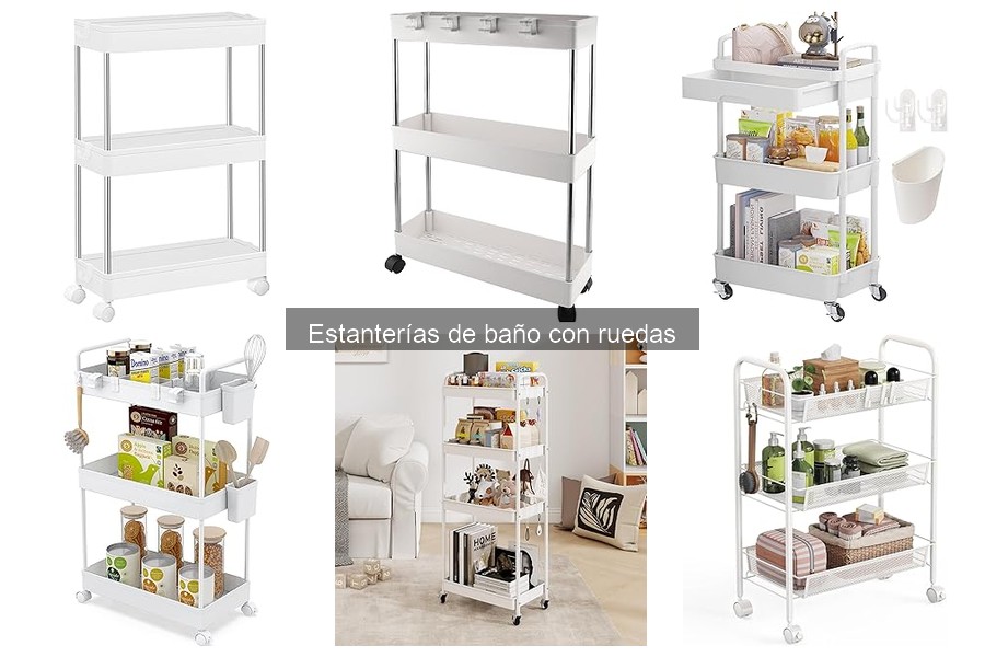 Mantenimiento de estanterías de baño con ruedas: consejos prácticos
