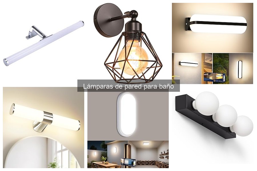 Mantenimiento de lámparas de pared en el baño: consejos útiles