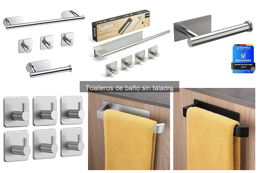 Mantenimiento de toalleros de baño sin taladro: mejores prácticas