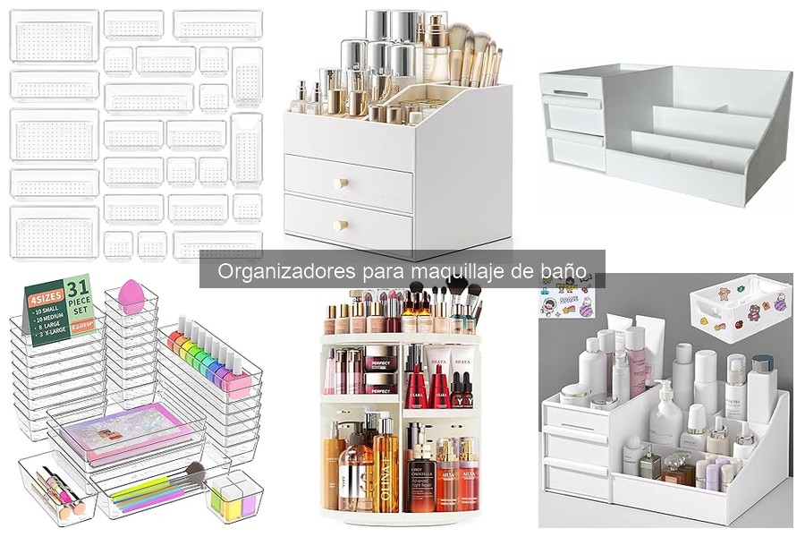 Mantenimiento y limpieza de organizadores para maquillaje
