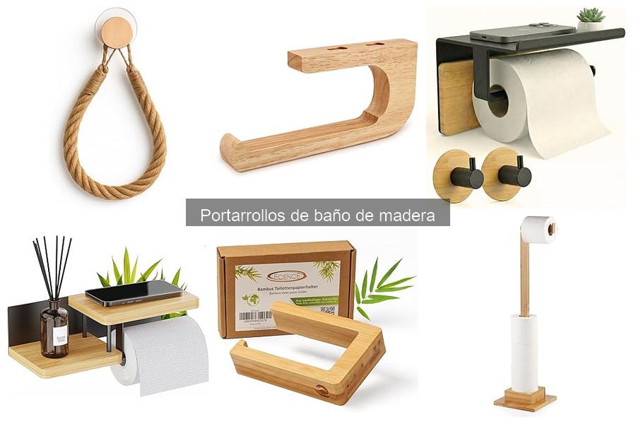 Mantenimiento y limpieza de portarrollos de baño de madera