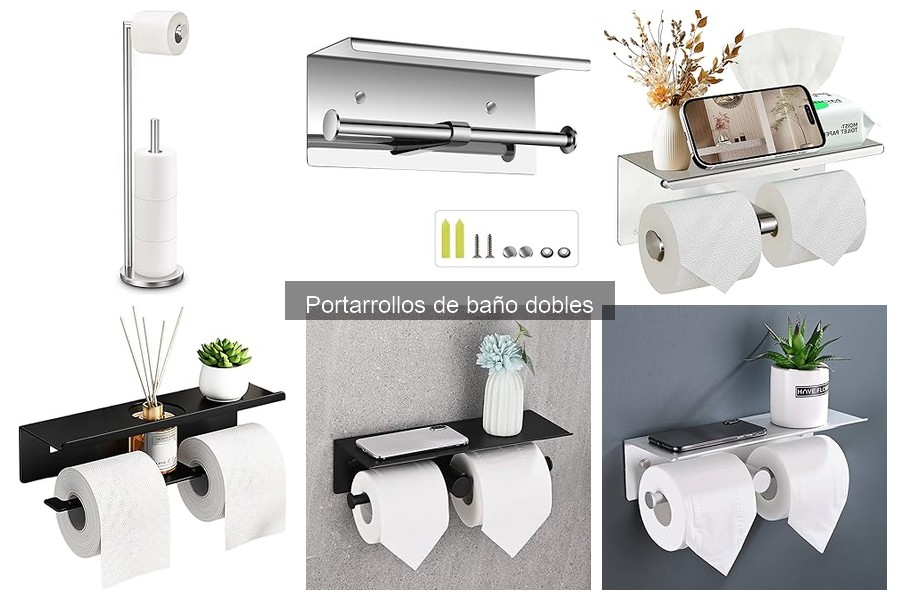 Mantenimiento y limpieza de portarrollos de baño dobles
