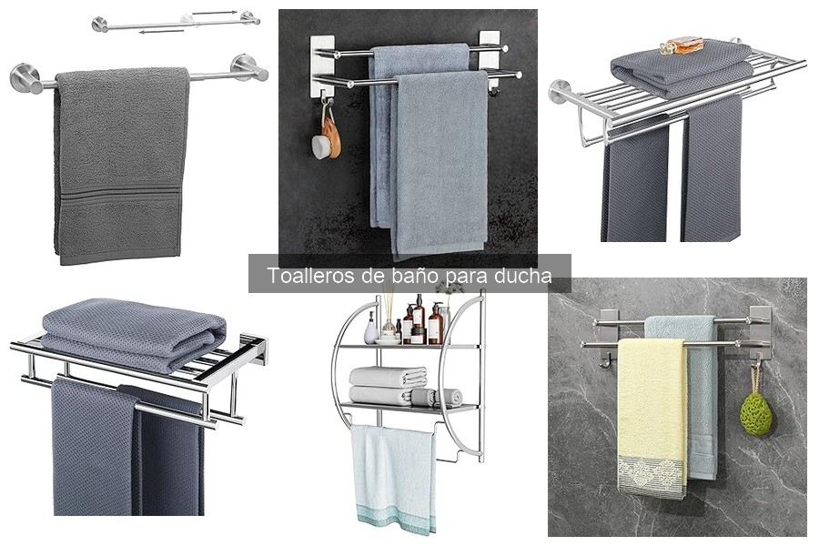 Mantenimiento y limpieza de toalleros de baño para ducha