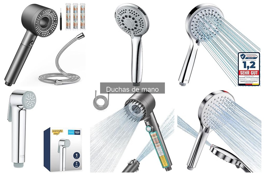 Materiales para Duchas de Mano: Plástico, Metal y Más