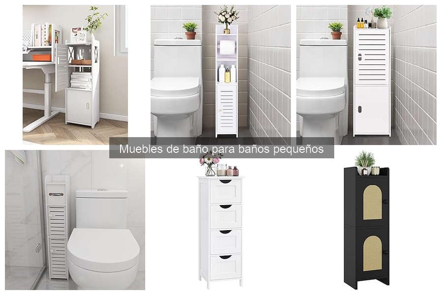 Maximiza el espacio en tu baño pequeño con muebles ideales
