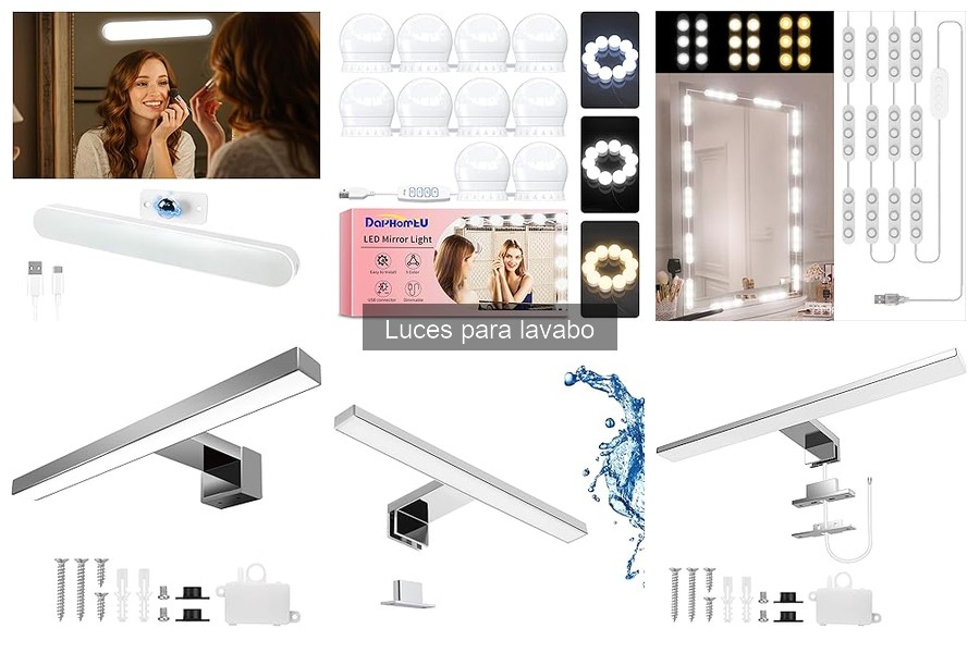 Mejor temperatura de color para luces de lavabo: guía práctica