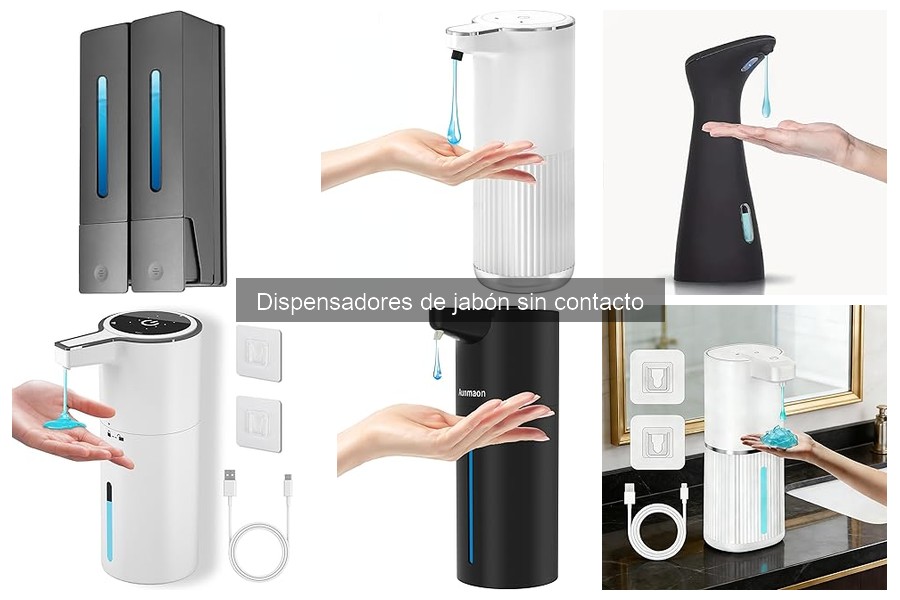 Mejora tu dispensador de jabón sin contacto con accesorios útiles