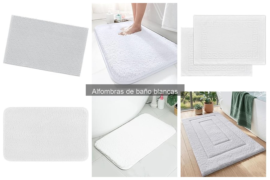 Mejores alfombras de baño blancas para hogares con mascotas