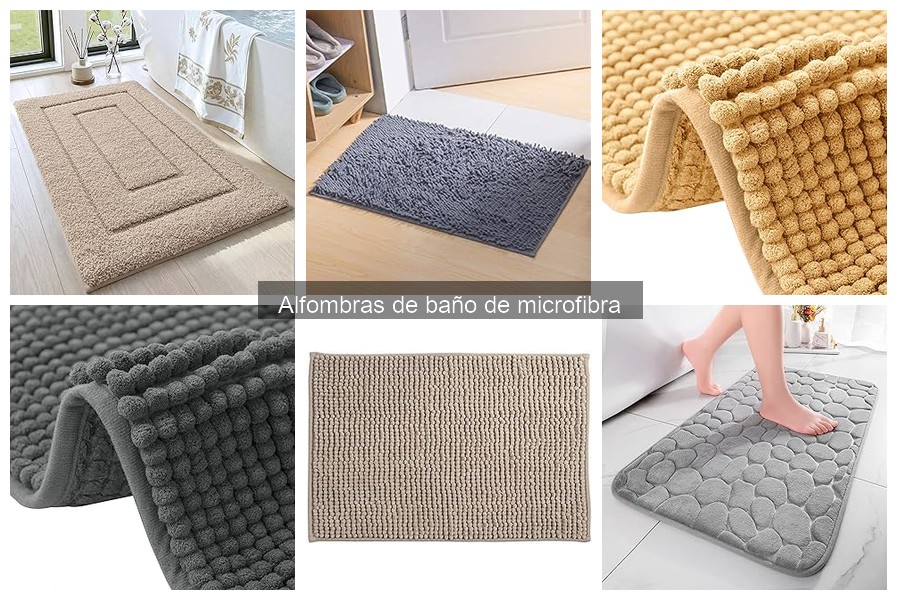 Mejores Alfombras de Baño de Microfibra Antideslizantes
