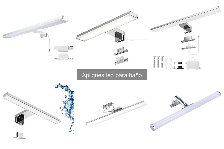 Mejores apliques LED para baños pequeños y modernos