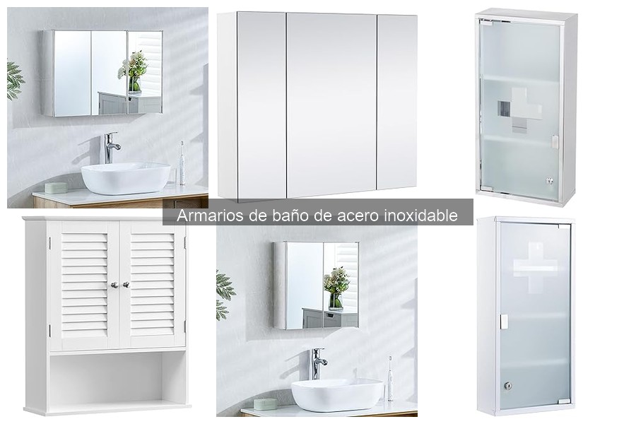 Mejores armarios de baño de acero inoxidable para espacios pequeños