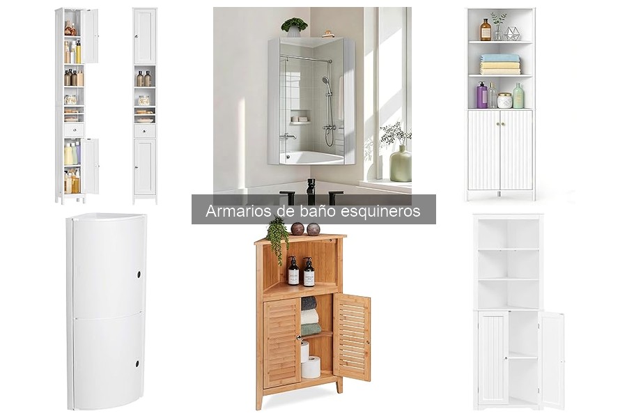 Mejores armarios de baño esquineros de 2023: Comparativa