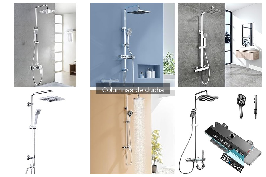 Mejores columnas de ducha compactas para baño pequeño
