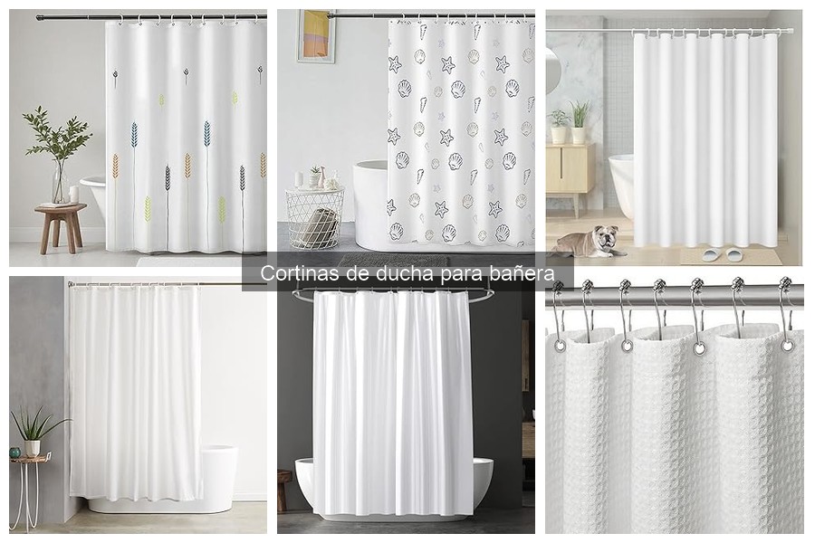 Mejores cortinas de ducha para baños pequeños en 2023